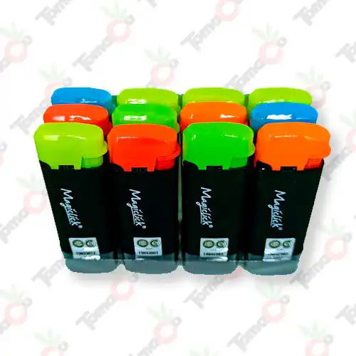 Encendedor-Magiclick-Turbo-Goma-VIP_Tomaco Encendedor Magiclick Turbo Negro VIP Catalitico