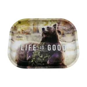 bandeja metal chica oso 420 life is good Tomaco bandeja metal chica oso 420 life is good Tomaco