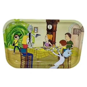 bandeja metal grande rick morty familia Tomaco bandeja metal grande rick morty familia Tomaco