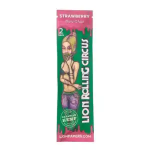 bluntlionfrutilla_Tomaco Blunt Frutilla Lion Rolling Circus Hemp Wrap x2